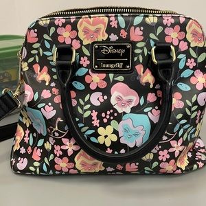 Loungefly satchel Alice in wonderland with matching wallet